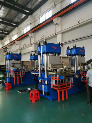 High quality Blue color Vacuum Rubber Siliconepress machine for making kitchen products auto parts