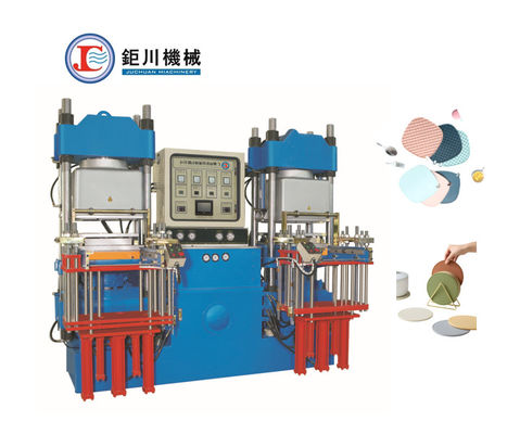 High Productive Blue Vacuum Press Silicone Rubber Machine With CE For Making Rubber Silicone Products