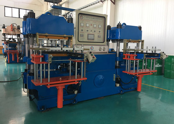 300 T Silicone Molding Machine , Twin Work Position Machine For Making Silicone Press Key Button
