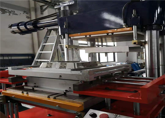 Drilling Cylinder Horizontal Rubber Injection Machine Both Sides Push Mould Opening