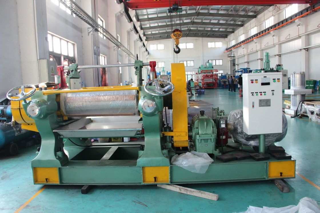 High Efficiency Rubber Mixing Machine 3.6M Long Roller Rubber Kneading Thin Sheet Producer