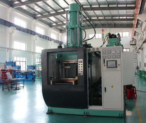 Çin Fabrikasından otomobil parçaları yapmak için yüksek kaliteli dikey kauçuk enjeksiyon kalıplama makinesi
