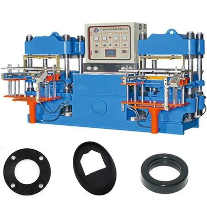 Máquina de moldagem de silicone de borracha por pressão a quente de vulcanização hidráulica para fabricação de peças de automóveis