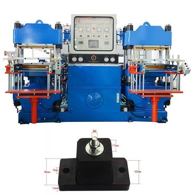 Máquina de prensagem de vulcanização para fabricação de almofadas de absorção de choque de borracha antivibração