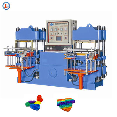 Máquina de prensa de vulcanización en caliente plana de 300 toneladas para hacer juguetes de silicona de burbujas