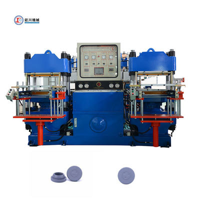 Hidrolik Plaka Vulkanizing Press Medical Rubber Stopper üretimi için Kauçuk Kalıplama Makinesi