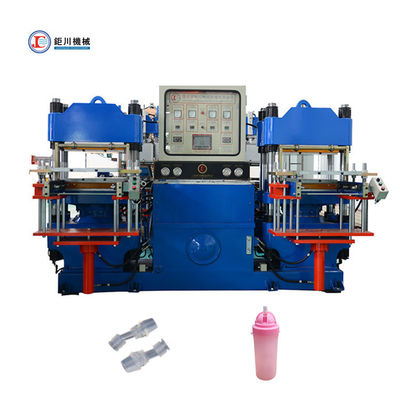 Máquina de prensado en caliente de vulcanización hidráulica para botellas de agua