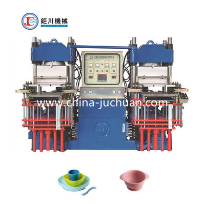 Máquina de fabricação de tigelas de sucção de silicone para bebés/máquina manual de moldagem por compressão de borracha de silicone