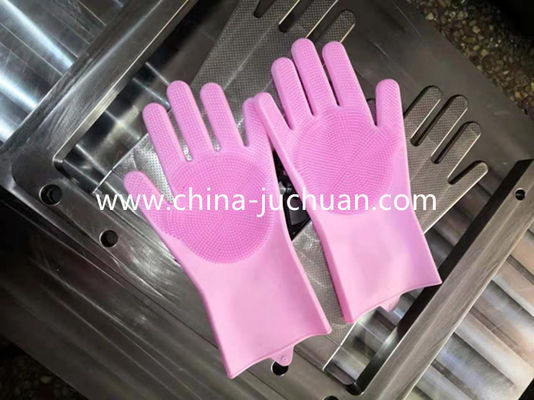 Silicone Dishwashing Mittens Making Vacuum Compression Molding Machine