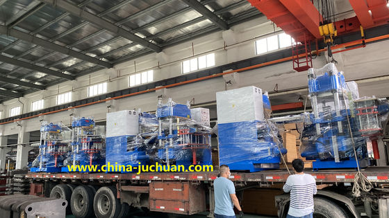 China fabrikant siliconen rubber compressie gietmachine voor rubber O ring