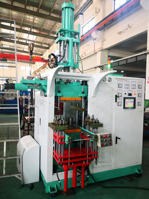 Αυτόματη μηχανή εκτύπωσης ένεσης σε σιλικόνη πράσινου χρώματος για προϊόντα σιλικόνης