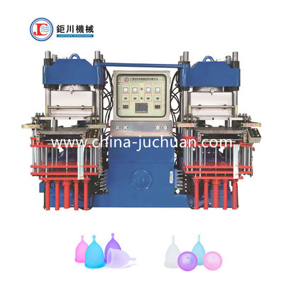 Máquina de fabricação de copos de silicone de pressão a vácuo/máquina de moldagem por compressão a vácuo