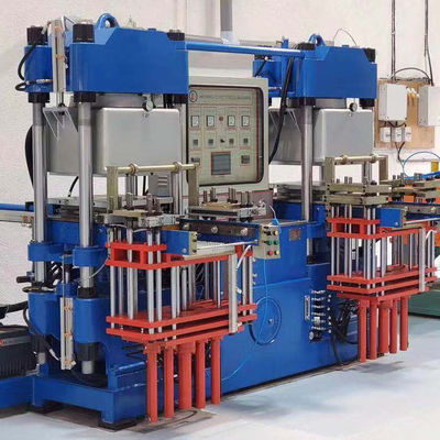 Máquina de moldear de goma de vulcanización 380V de compresión del vacío de la prensa de la placa
