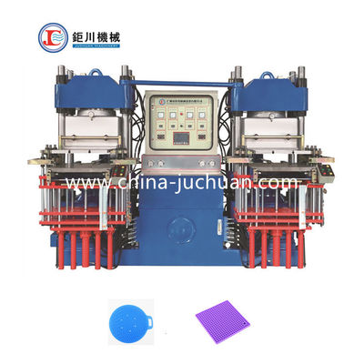 Machine de pressage à vulcanisation de caoutchouc/machine de moulage par compression hydraulique pour fabriquer des tapis de cuisine en silicone résistant à la chaleur