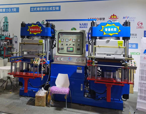 High productive Blue Vacuum Press Silicone Rubber Machine met CE voor het maken van rubber silicone producten
