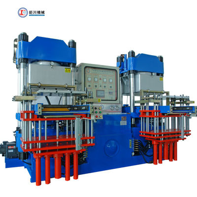 Hochproduktive Blue Vacuum Press Silicone Gummi Maschine 2 Stationen zur Herstellung von Gummi-Silicone-Produkten
