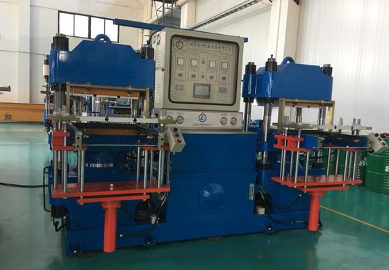 China Einfache Bedienung 400Ton Blaue Hydraulic Hot Press Formenmaschine für die Herstellung von Kautschuk-Silicon-Produkte