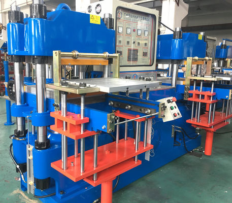 Çin Fabrika Fiyatı Kauçuk Ürünleri Üretiminde Otomatik Verimli Hidrolik Vulkanlama Makinesi