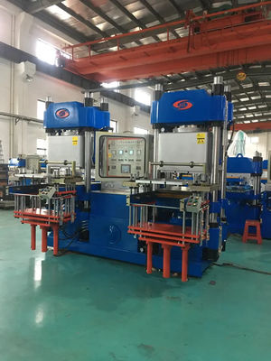 Máquina de fabricación de productos de caucho hidráulico Moldeado por compresión al vacío para alfombras resistentes al calor