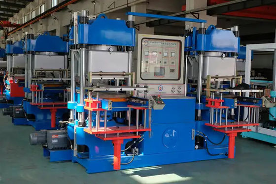 China Fábrica Venta directa 100 toneladas Máquina de moldeado de vulcanización por prensado en caliente hidráulica para la fabricación de células móviles