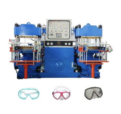 China fábrica de alta calidad con japonés PLC vertical hidráulica máquina de prensa caliente para hacer gafas de baño
