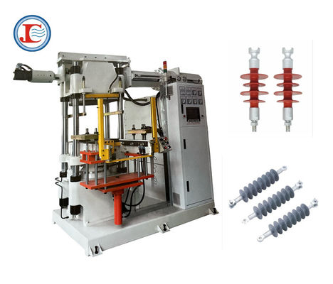 Machine à injection horizontale réglable, machine à fabriquer des isolants polymères composites