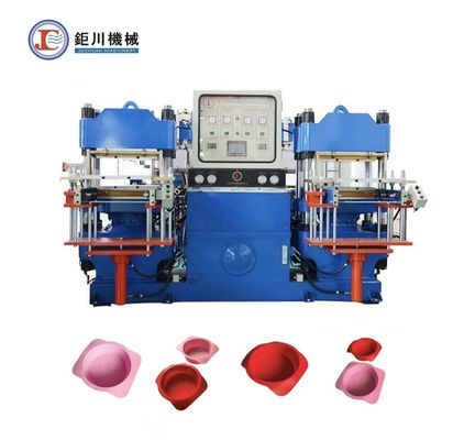 China Einfache Bedienung 400Ton Blaue Hydraulic Hot Press Formenmaschine für die Herstellung von Kautschuk-Silicon-Produkte