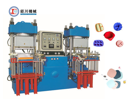 High productive Blue Vacuum Press Silicone Rubber Machine met CE voor het maken van rubber silicone producten