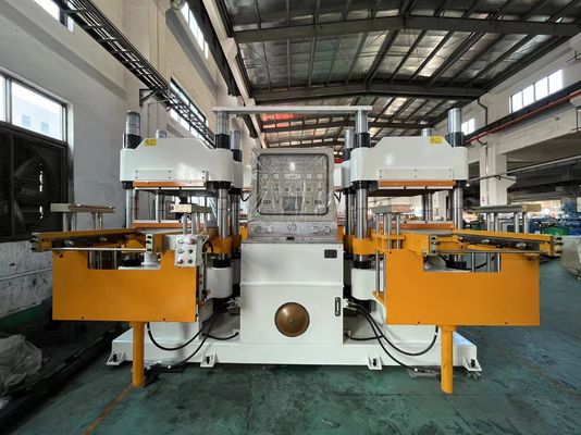 Máquina de prensado hidráulico de 200 toneladas para piezas de caucho/ Máquina automática de proceso de caucho