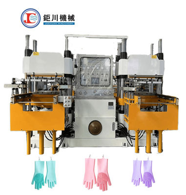 Chine prix d'usine de moulage manuel machine à presse à chaud pour la fabrication de gants de lavage de vaisselle en caoutchouc de silicone