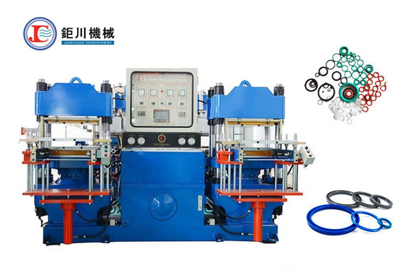 Máquina de moldagem de pressão a quente de vulcanização hidráulica de borracha de silicone para fabricação de selo de anel O da fábrica da China