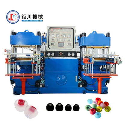 China Factory Easy to Operate Ear Plug Hydraulic Vulcanizing Hot Press Making Machine