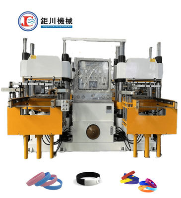 Máquina hidráulica de vulcanização de moldes para fabricação de pulseiras de silicone/máquina de prensagem de borracha
