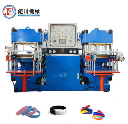 Máquina hidráulica de vulcanização de moldes para fabricação de pulseiras de silicone/máquina de prensagem de borracha