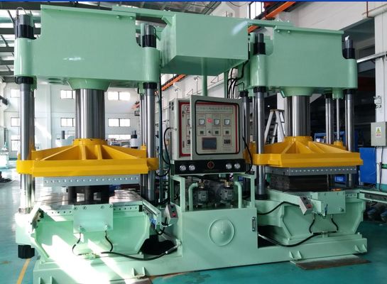 300 Ton Clamp Force Vacuum Compression Rubber Molding Machine With Hydraulic And Power Motor