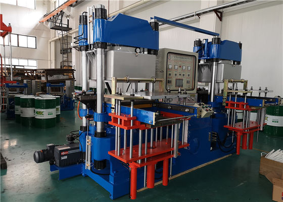SGS CE Vacuum Mould Vulcanizer , 300 Ton Metal To Rubber Bonded Products Molding Machine