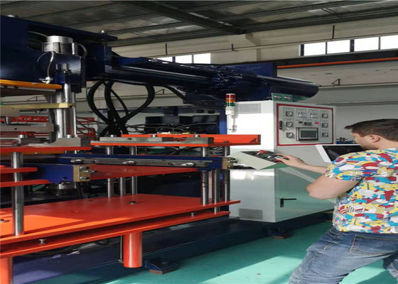Drilling Equioment Horizontal Rubber Injection Molding Machine 700 x 700 mm Heating Plate Size
