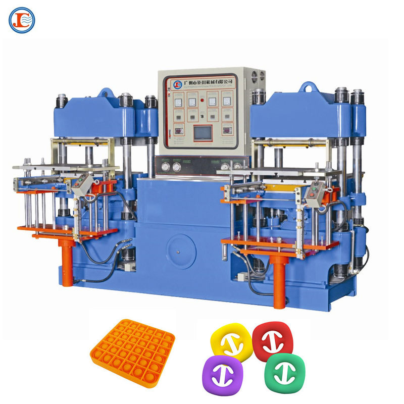 Dual Mold Shaping Vulcanizing Silicone Mold Making Machine For Stress Ball Fidget Toy