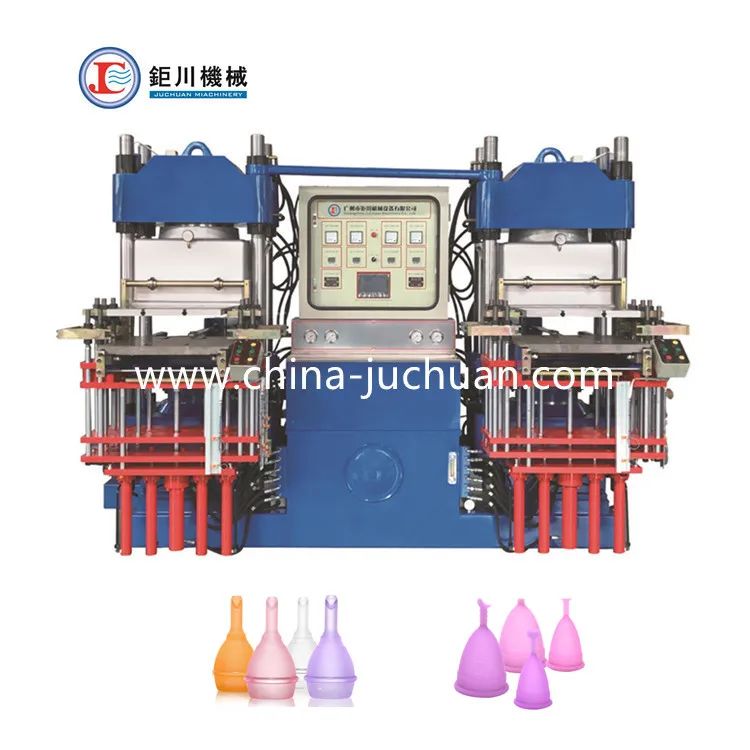 High quality Blue color Vacuum Rubber Siliconepress machine for making kitchen products auto parts