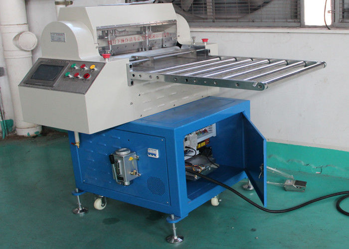 Blue Cnc Rubber Cutting Machine 1200E , AC380V High Speed Rubber